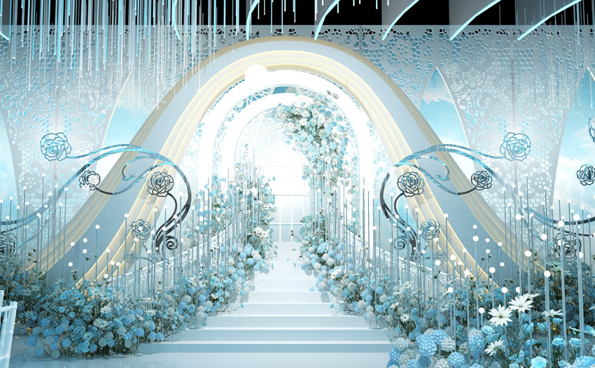 黎城釡香烙馍村水晶厅效果展示